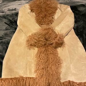 Marvin Richards suede coat